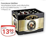 Aktuelle Franziskaner Angebote bei GLOBUS in Offenbach (Main) Aktuelles Weißbier Angebot bei GLOBUS in Offenbach (Main) ab 13,99 €