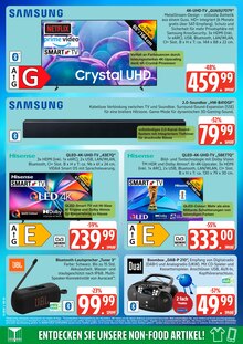 Fernseher im Marktkauf Prospekt "Top Angebote" mit 36 Seiten (Wismar)