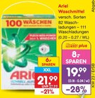Waschmittel im Angebot bei Netto Marken-Discount in Brandenburg Waschmittel Angebote von Ariel bei Netto Marken-Discount Brandenburg für 19,99 €