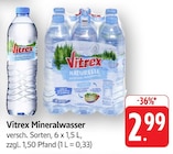 Mineralwasser Angebote von Vitrex bei E center Singen für 2,99 €