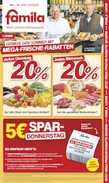 famila Nordwest Prospekt: "Markt - Angebote", 2 Seiten, 07.07.2025 - 12.07.2025
