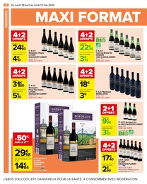 Offre Vin rouge bio dans le catalogue Carrefour du moment à la page 12