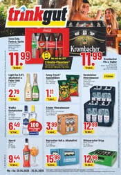 Aktueller Trinkgut Prospekt mit Bier, "Aktuelle Angebote", Seite 1