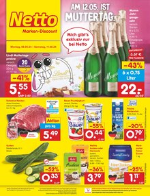 Milch im Netto Marken-Discount Prospekt "Aktuelle Angebote" mit 55 Seiten (Kassel)