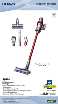 Staubsauger im METRO Prospekt "Wochenangebote SCO + App Deals" mit 28 Seiten (Cottbus)