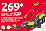 Mr.Bricolage Ajaccio - Promo Tondeuse poussée sur batterie 18 V + coupe-bordures 18 V Promo Tondeuse poussée sur batterie 18 V + coupe-bordures 18 V à 269,00 € dans le catalogue Mr.Bricolage à Ajaccio