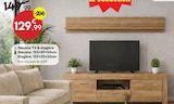 Meuble TV & étagère en promo chez Maxi Bazar Melun à 129,99 €