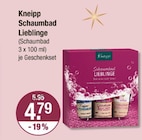 Schaumbad Lieblinge von Kneipp im aktuellen V-Markt Prospekt für 4,79 €