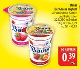 Der Grosse Joghurt Himbeere Angebote von Bauer bei Marktkauf Schweinfurt für 0,39 €