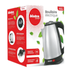 Bouilloire électrique 1,8 L - BISTRO CHEF en promo chez Carrefour Limoges à 6,99 €