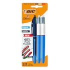 2 stylos bille 4 couleurs ''Original'' + 1 stylo bille 4 couleurs ''Smooth'' - BIC à 3,15 € dans le catalogue Carrefour Market