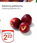 Aktuelle Nektarinen Angebote bei GLOBUS in Duisburg Aktuelles Nektarinen gelbfleischig Angebot bei GLOBUS in Duisburg ab 2,22 €
