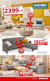 Eckgarnitur im Segmüller Prospekt Eckgarnitur im Segmüller Prospekt Segmüller Wohnen Spezial auf S. 11