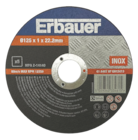 Disques à tronçonner métal - ERBAUER en promo chez Screwfix Reims à 5,99 €