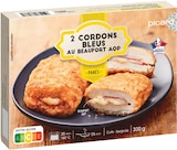 Promo 2 cordons de poulet au beaufort A.O.P. à 5,39 € dans le catalogue Picard à Dammarie-les-Lys