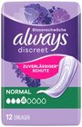 Discreet Inkontinenz-Einlagen im REWE Prospekt Discreet Inkontinenz-Einlagen von Always im aktuellen REWE Prospekt für 2,99 €