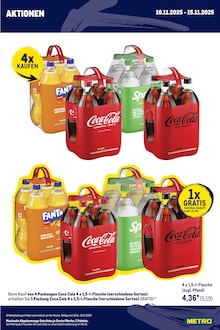 Coca Cola im aktuellen METRO Prospekt (Gelsenkirchen) Coca Cola im METRO Prospekt "Wochenengebote Händler + Charity + Händler Mix" mit 30 Seiten (Gelsenkirchen)