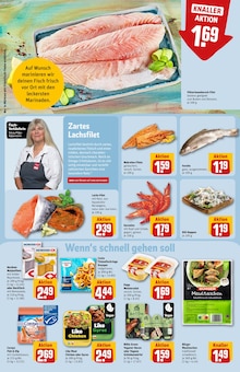 Lachs im REWE Prospekt "Dein Markt" mit 32 Seiten (Bielefeld)