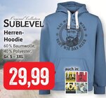 Herren-Hoodie Angebote von Sublevel bei Kaufhaus Stolz Neumünster für 29,99 €