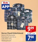 Herren-Flanell-Arbeitshemd Angebote bei famila Nordost Celle für 7,00 €