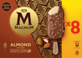 BÂTONNETS GLACÉS AUX AMANDES MAGNUM - MAGNUM en promo chez Auchan Hypermarché Amiens à 5,39 €