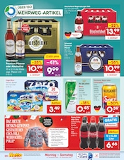 Coca Cola Zero im Netto Marken-Discount Prospekt in Hof Aktueller Netto Marken-Discount Prospekt mit Coca Cola Zero, "Aktuelle Angebote", Seite 20