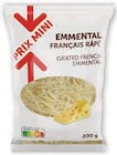 Emmental rape pasteurisé - PRIX MINI dans le catalogue U Express