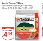 Tassimo T-Discs Angebote von Jacobs bei GLOBUS Gotha für 4,44 €