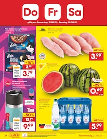 Mineralwasser im Netto Marken-Discount Prospekt "Aktuelle Angebote" mit 61 Seiten (Nürnberg)