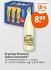 Select Limonade Angebote von Franken Brunnen bei tegut Ansbach für 8,99 €