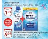 Aktuelle Lenor Angebote bei GLOBUS in Erlangen Aktuelles Weichspüler Angebot bei GLOBUS in Erlangen ab 1,99 €