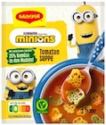 Minions Tomatensuppe oder Guten Appetit Suppe mit Rind im REWE Prospekt Minions Tomatensuppe oder Guten Appetit Suppe mit Rind von Maggi im aktuellen REWE Prospekt für 0,69 €