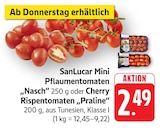 Mini Pflaumentomaten Nasch Angebote von SanLucar bei E center Rottenburg für 2,49 €