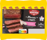 4 pavés de bœuf marinés - L'ÉTAL DU BOUCHER en promo chez Lidl Pau à 7,49 €