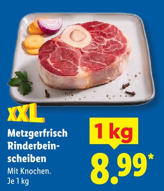 Metzgerfrisch Rinderbeinscheiben
