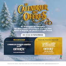 Prospectus Picard de la semaine "NOËL EN GRAND" avec 2 pages, valide du 17/11/2025 au 04/01/2026 pour Carpentras et alentours