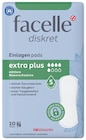 Diskret Hygiene-Einlagen von Facelle im aktuellen Rossmann Prospekt für 1,99 €