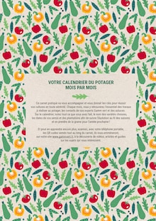 Catalogue Gamm vert de la semaine "Mon calendrier du potager" avec 2 pages, valide du 27/04/2023 au 31/12/2023 pour Nozay et alentours Prospectus Gamm vert de la semaine "Mon calendrier du potager" avec 2 pages, valide du 27/04/2023 au 31/12/2023 pour Nozay et alentours