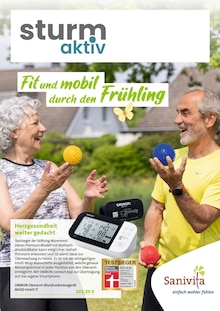 Aktueller Sturm aktiv GmbH Prospekt "Fit und mobil durch den Frühling" Seite 1 von 6 Seiten