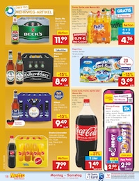 Coca Cola Angebot im aktuellen Netto Marken-Discount Prospekt auf Seite 22