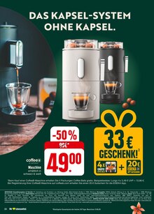 Kaffeeautomat im EDEKA Prospekt "Aktuelle Angebote" mit 64 Seiten (Koblenz)