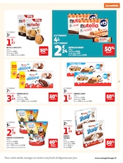 Promos Nutella dans le catalogue "LA RENTRÉE À PRIX K.O." de Auchan Hypermarché Nutella en promo dans le catalogue Auchan Hypermarché à la page 19