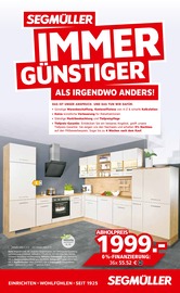 Aktueller Segmüller Möbel & Einrichtung Prospekt in Reitmehring und Umgebung, "SEGMÜLLER Immer günstiger" mit 20 Seiten, 31.03.2024 - 28.04.2024