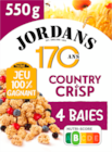 CÉRÉALES COUNTRY CRISP 4 BAIES JORDANS - JORDANS en promo chez Auchan Hypermarché CÉRÉALES COUNTRY CRISP 4 BAIES JORDANS - JORDANS dans le catalogue Auchan Hypermarché