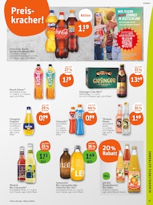 Cola im aktuellen tegut Prospekt (Fürth) Cola im tegut Prospekt "tegut… gute Lebensmittel" mit 23 Seiten (Fürth)