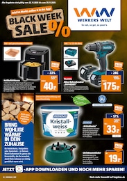 Werkers Welt Prospekt für Haldensleben: "BLACK WEEK SALE", 8 Seiten, 22.11.2025 - 29.11.2025