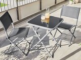 Table et chaises pliantes de balcon - LIVARNO en promo chez Lidl Orléans à 69,00 €