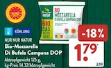 Bio-Mozzarella Di Bufala Campana DOP Angebote von Nur Nur Natur bei ALDI SÜD Mannheim für 1,79 €