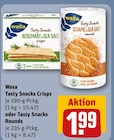 Aktuelles Tasty Snacks Crisps oder Tasty Snacks Rounds Angebot bei REWE in Bonn ab 1,99 €