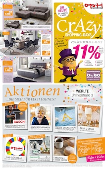 Opti-Wohnwelt Prospekt Crazy Shopping-Days mit  Seiten in Cloppenburg und Umgebung